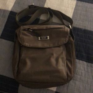 Tumi beige Crossbody bag...like new!